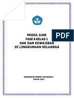 Modul Ajar - Maria Deni Pangastuti Kelas 1 Hak Dan Kewajiban Di Rumah