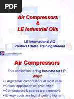 Air Compressors LE Industrial Oils