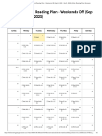 New Testament Reading Plan - Weekends Off (Sep 5, 2023 - Mar 5, 2025) - Bible Reading Plan Generator