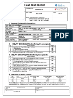 Site Inspection and Test Record: 1. General Data and Information