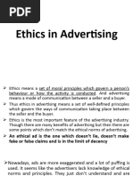 Ethics in Advertising