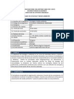 Silabo Ecologia y Medio Ambiente 2023-1