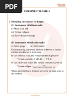 Experimental Skills - Revision Notes For JEE Main 2023-24