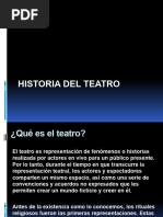 Historia Del Teatro