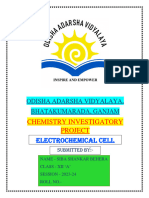 Chemistry Investigatory Project: Odisha Adarsha Vidyalaya Bhatakumarada, Ganjam