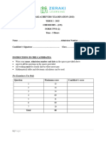 Chemistry Paper 2 - Question Paper