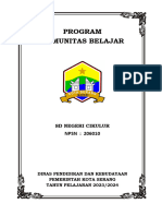 Program Dan SK Komunitas Belajar