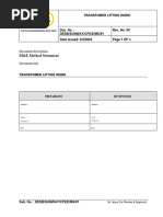 Method Statement-Transfomer Lifting Work