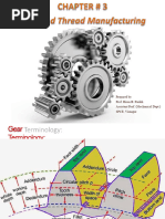 Ch-3 - Gear & Thread Manufacturing Processes