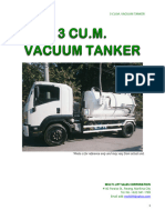 STD 3 Cubic Meter MULTI-LIFT VACUUM TANKER SPECS