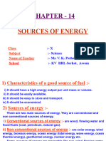 Sources of Energy