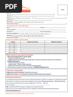 Dossier de Candidature