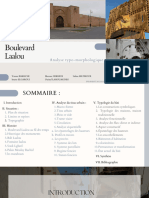 Analyse Typo-Morphologique de Boulevard Laalou A Rabat