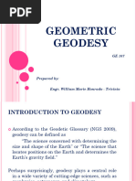 Geometric Geodesy