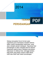 Teknik Persidangan