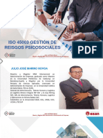 ISO 45003 Gesti N de Riesgos Psicosociales