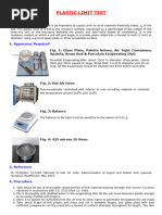 Plastic Limit Test