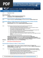 Agenda 9th Mexico Infrastructure Projects Forum - Monterrey 2024 1.15 v2 PDF