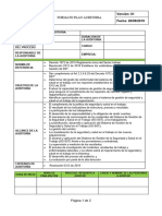 12.3 Formato Plan de Auditoria