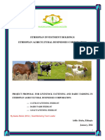 Project Proposal For Cattle and Goat Fattening and Dairy Farm (Final Draft)