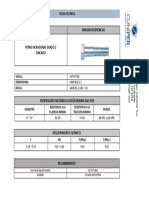 Ficha Técnica Perno GR.2 Zincado