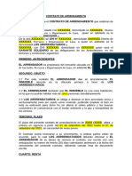 Modelo Contrato de Arrendamiento Con Garante