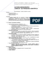 Metodologia para Monografia