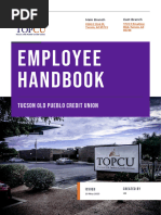 Employee Handbook: Tucson Old Pueblo Credit Union