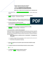 Evaluación Operaciones Unitarias UNIDAD 1