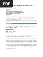 Casos de Mercadeo Escalera y El Arte de Vender Soluciones.