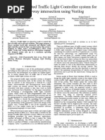 Fully Automated Traffic Light Controller System For A Four-Way Intersection Using Verilog