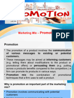 Marketing Mix - Promotion