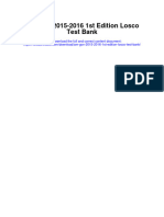 Am Gov 2015 2016 1st Edition Losco Test Bank Full Chapter PDF