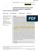 Intl J of Energy Research - 2021 - Cascetta - Thermocline Vs Two Tank Direct Thermal Storage System For Concentrating