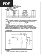 Speed Control of DC Shunt Motor