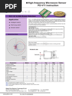 Pd-V11 180° 24.125Ghz Microwave Motion Sensor: Application