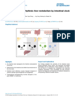 Reprogramming of Rhythmic Liver Metabolism by Intestinal Clock