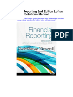 Financial Reporting 2Nd Edition Loftus Solutions Manual Full Chapter PDF