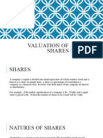 VALUATION OF SHARES PPT Anshuman Pradhan