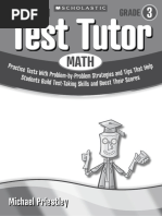 Scholastic Test Tutor Math 3