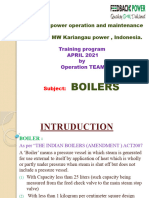 Boilers Training Topic Nov 2021