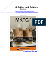 MKTG 10Th Edition Lamb Solutions Manual Full Chapter PDF