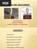 Lecture 10 - PLASMA ARC MACHINING