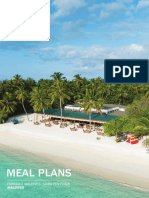 Meal Plans - Fairmont Maldives, Sirru Fen Fushi