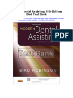 Modern Dental Assisting 11Th Edition Bird Test Bank Full Chapter PDF