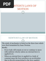 Lesson 8 - Newtons Laws of Motion