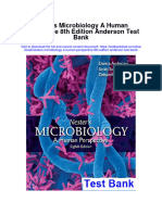 Nesters Microbiology A Human Perspective 8Th Edition Anderson Test Bank Full Chapter PDF