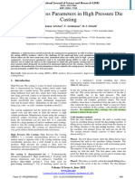 Study of Process Parameters in High Pressure Die Casting