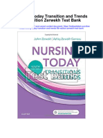 Nursing Today Transition and Trends 9Th Edition Zerwekh Test Bank Full Chapter PDF