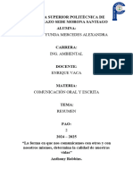 Comunicacion Oral y Escrito Tercer Parcial